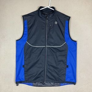 Gold's Gym Vest Adult Large/Extra Large Blue Bodybuilding Arnold‎ Mens